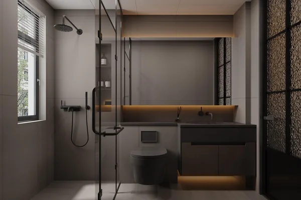 Bathroom joinery detail