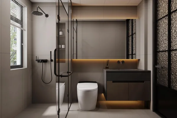 Small bathroom joinery