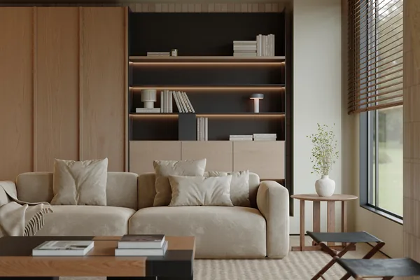 Whole-home joinery in a completed living space